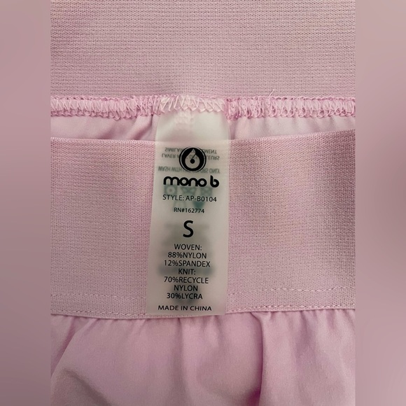 🛍️Mono B- Tennis skort- NWOT Size Small- Pink - Picture 6 of 6